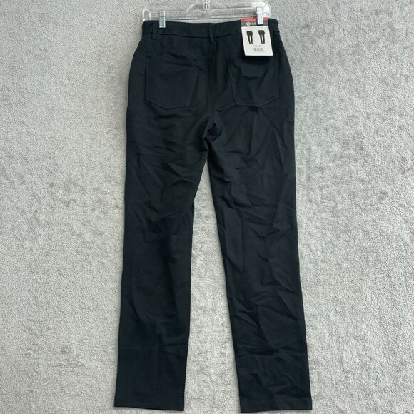 NEW S.C. & Co. Women's M Black Pull-On Slim Leg 5 Pocket Pants Stretched - Picture 5 of 10